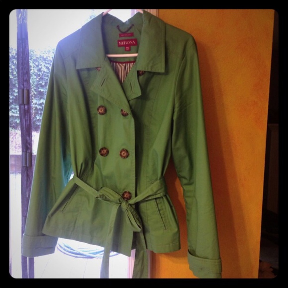 Green Merona Water Repellent Fall Jacket XXL